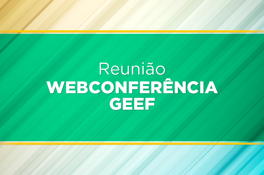Sala de webconferência do GEEF | 2021